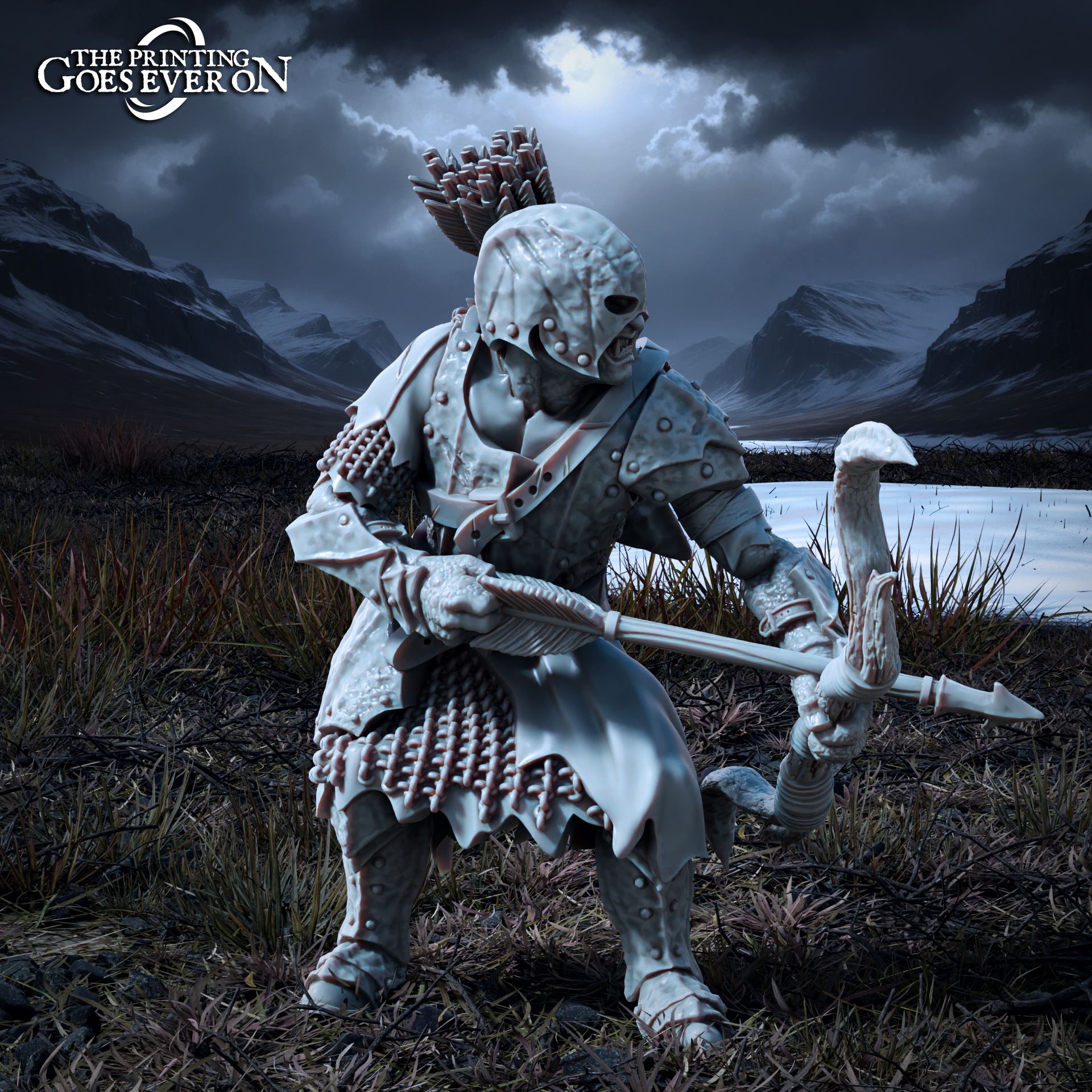Ironmoor Orc Archer B - Presupported